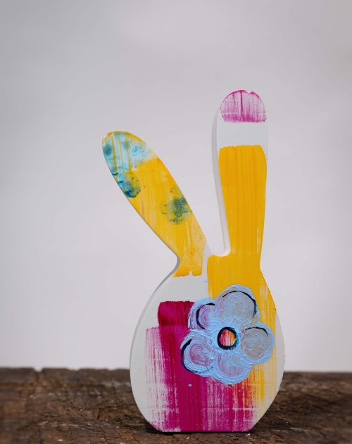 Art Easter Bunny Figure