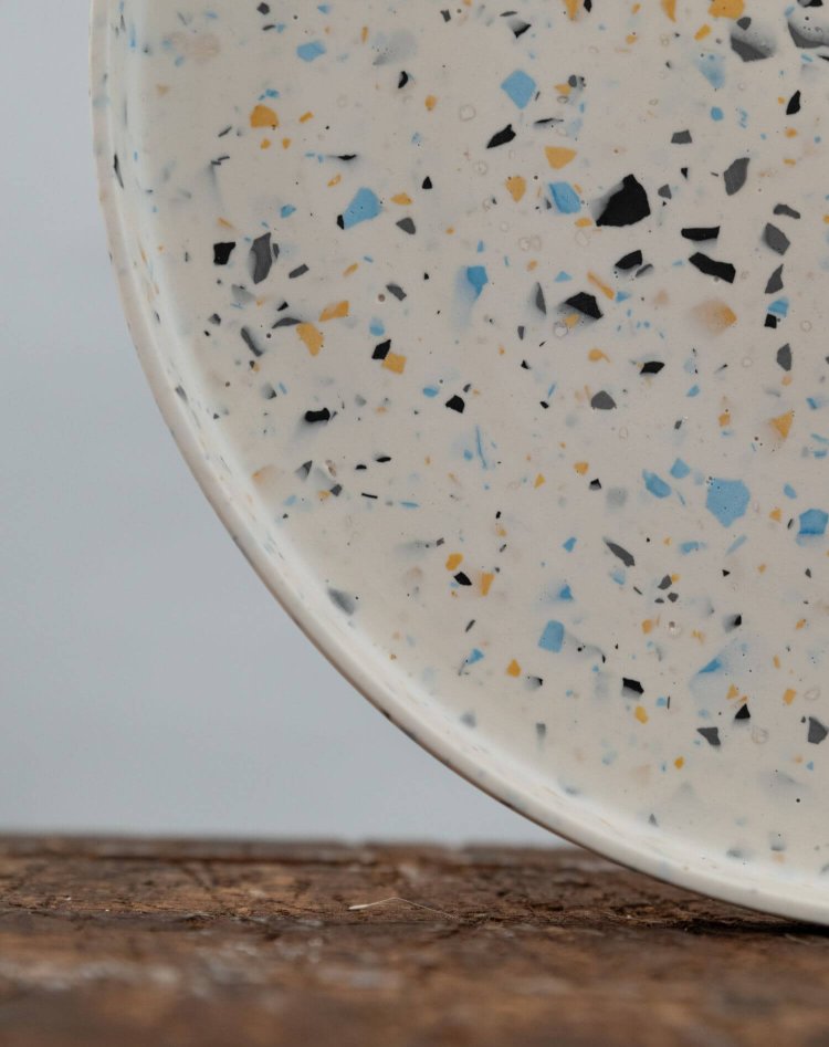 Pure Curve Terrazzo Tray