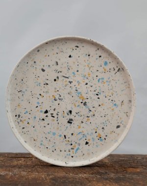 Pure Curve Terrazzo Tray