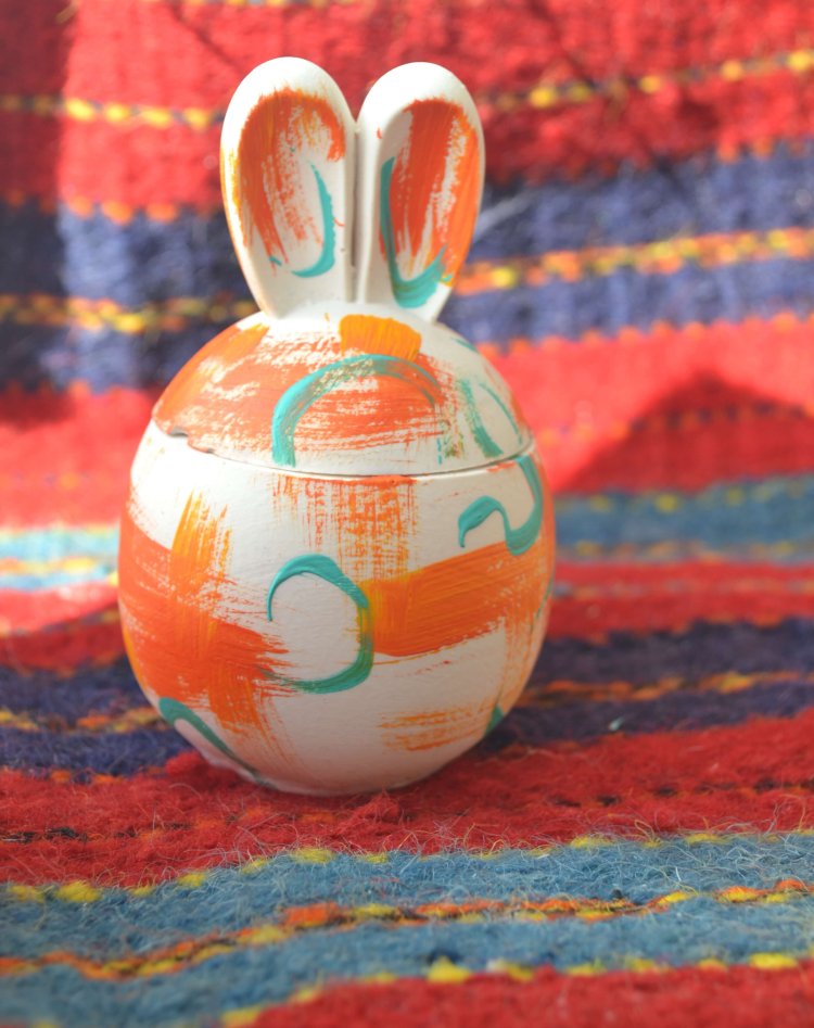 Bunny Ears Candle Jar- Abstract Edition