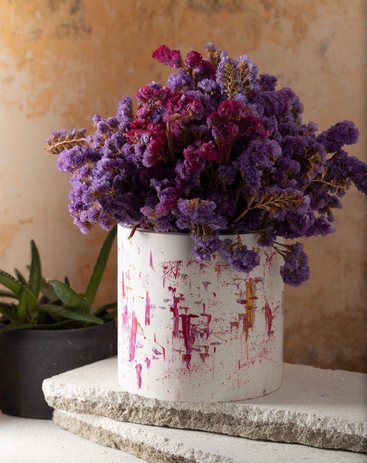 Splashed Bloom Planter 