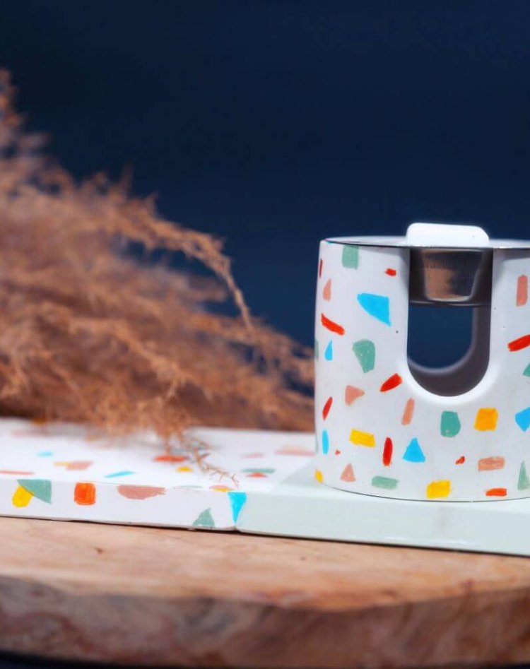 Confetti Terrazzo Wax Melt Burner