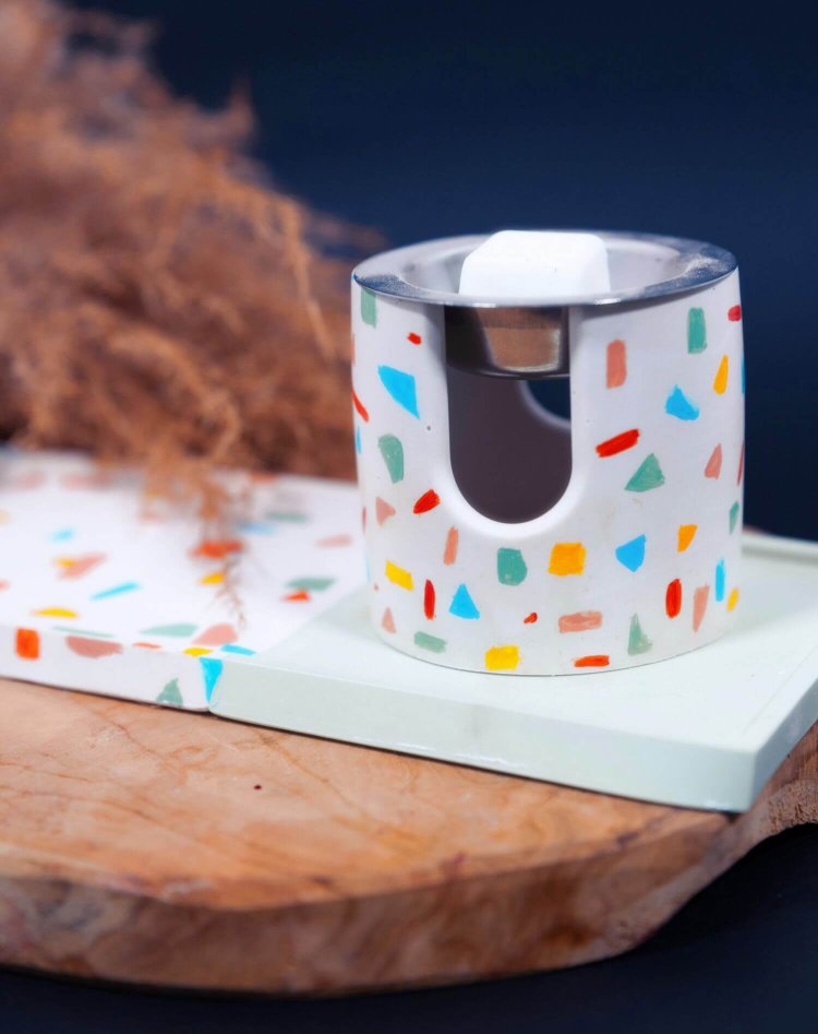 Confetti Terrazzo Wax Melt Burner